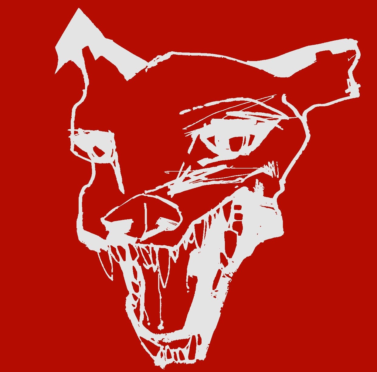 White “Dawg” Red T Shirt