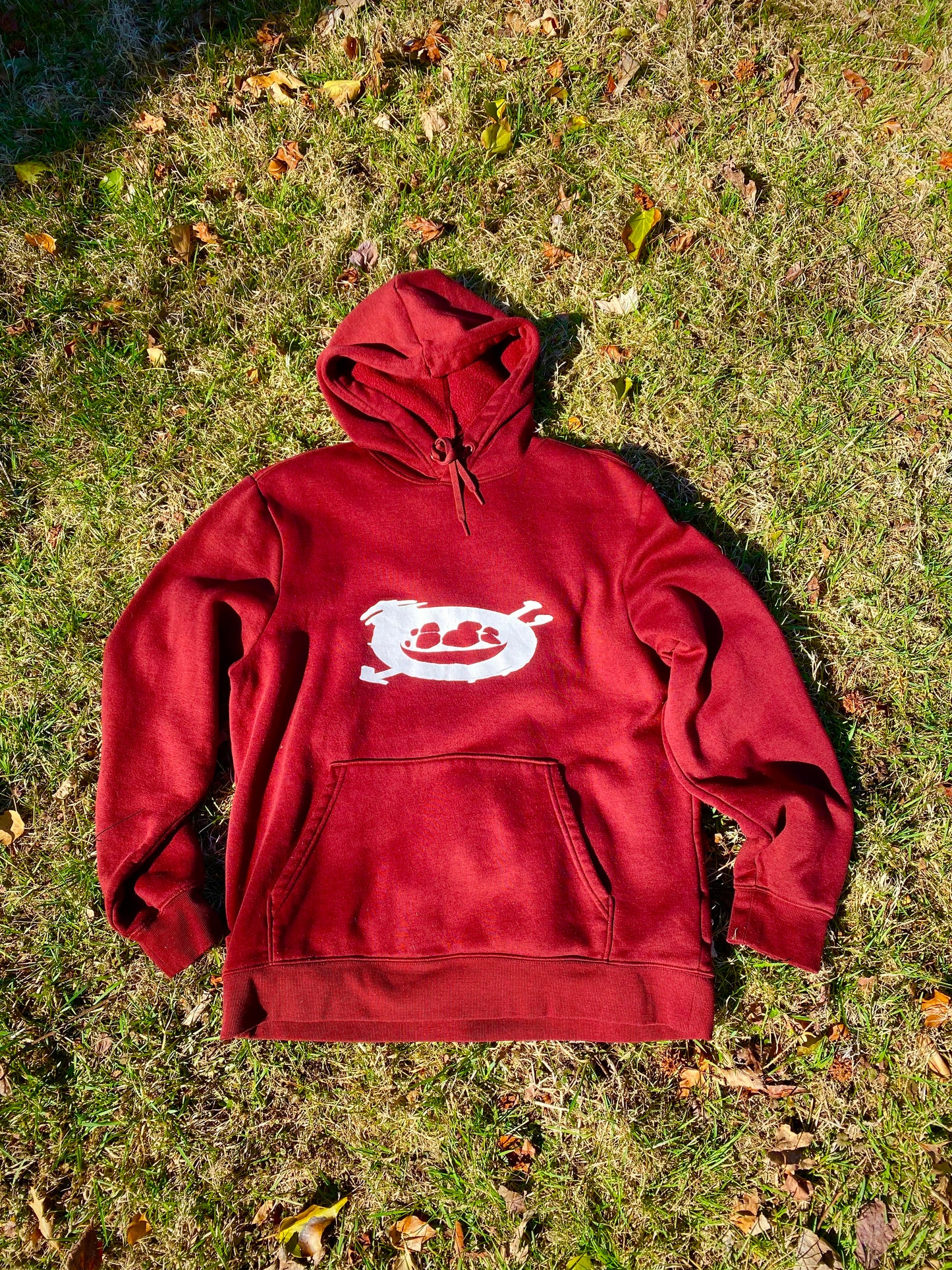 Burgundy “Mouth” Hoodie