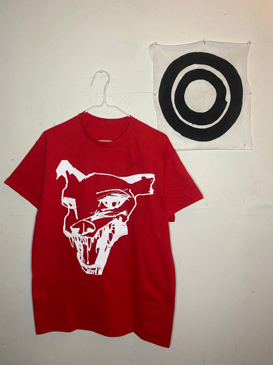 White “Dawg” Red T Shirt