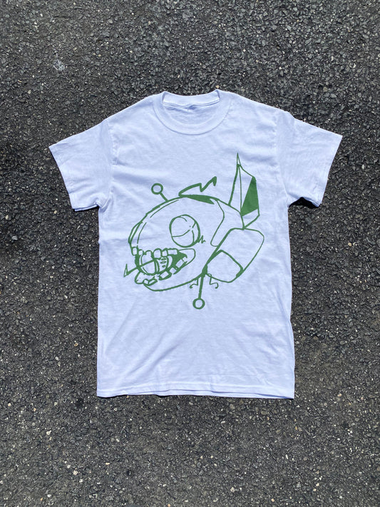 Piranha White T / Green